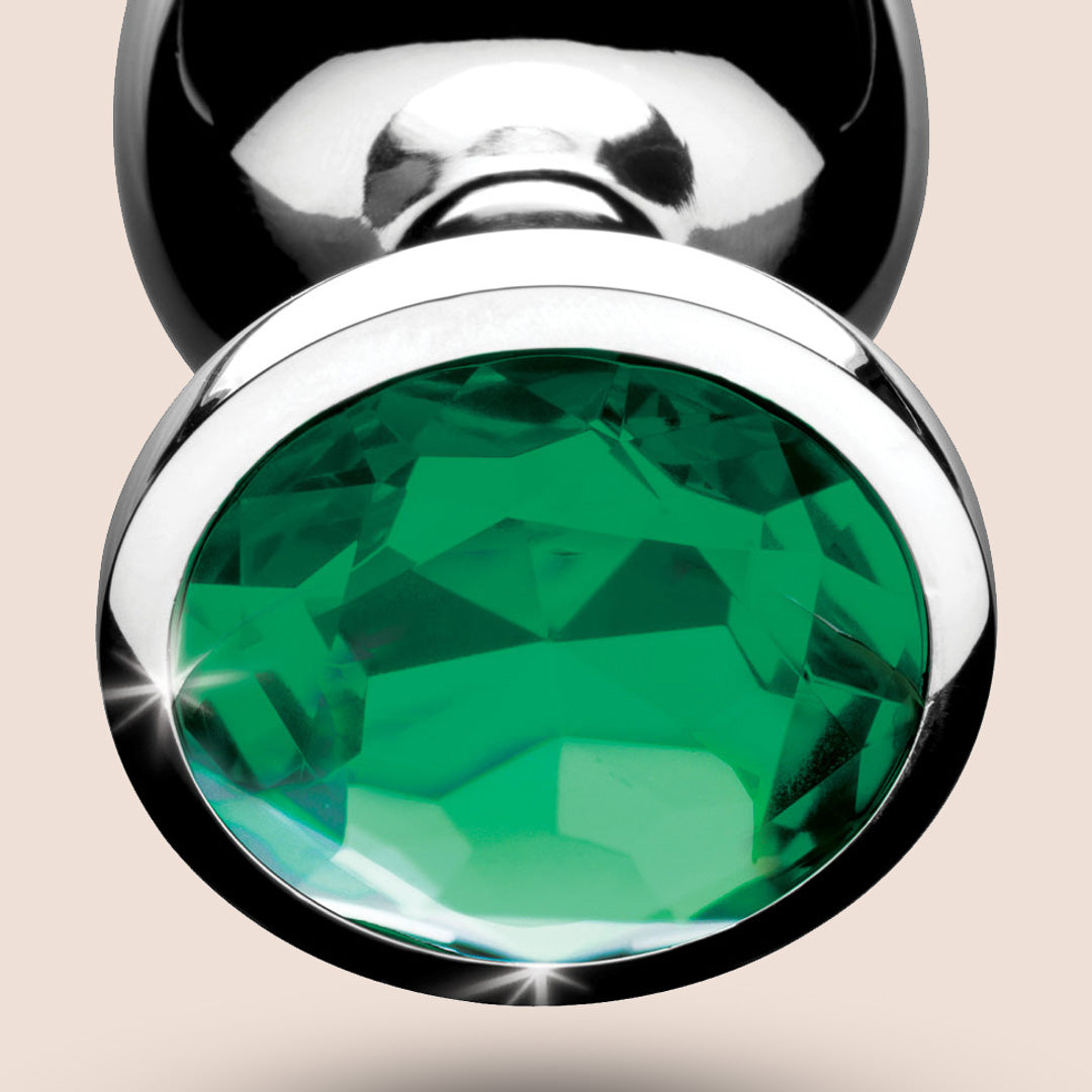 Emerald Gem Anal Plug Set | 3 piece butt plugs
