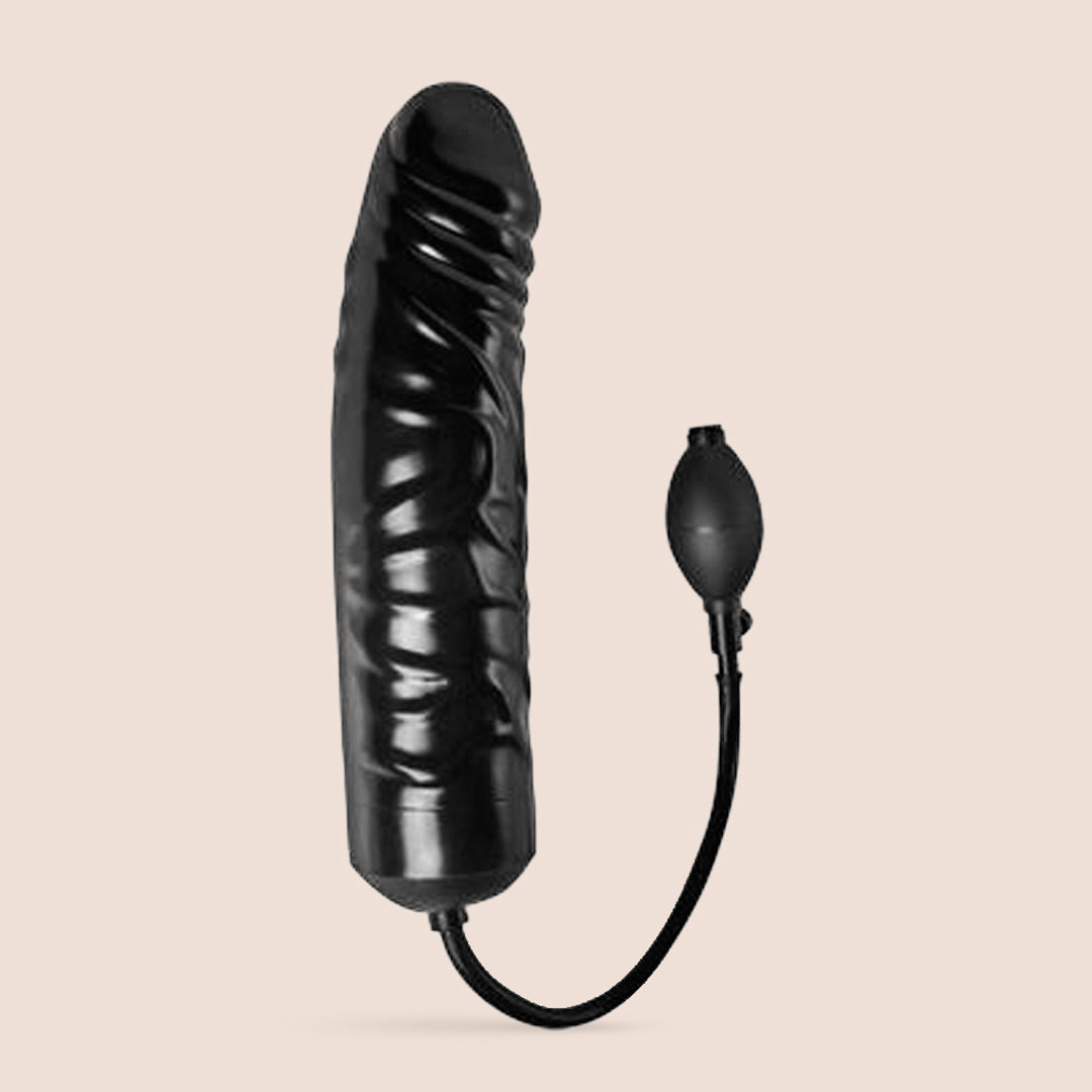 XXL Inflatable Dildo | with ball and valve system simplipleasures.com XXL Inflatable Dildo | with ball and valve system simplipleasures.com