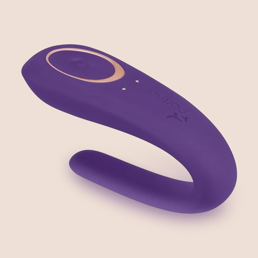 Satisfyer Double Partner | vaginal and clitoral stimulation simplipleasures.com Satisfyer Double Partner | vaginal and clitoral stimulation simplipleasures.com