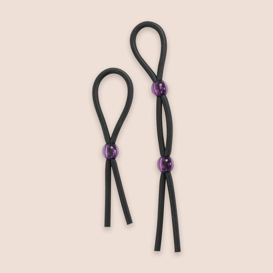 Adjustable Silicone Shaft Tie Strap Set