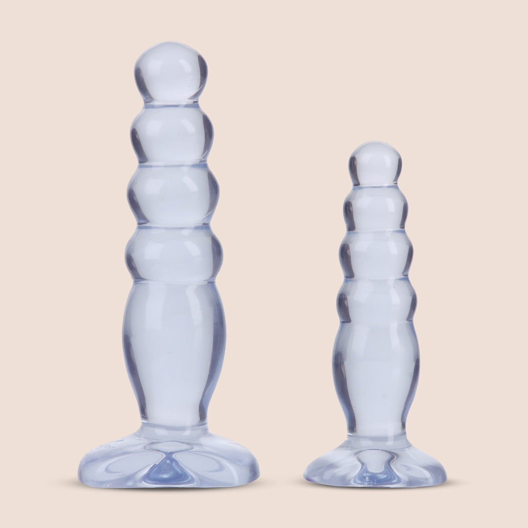 Crystal Jellies Anal Delight Trainer Kit | plug set simplipleasures.com Crystal Jellies Anal Delight Trainer Kit | plug set simplipleasures.com