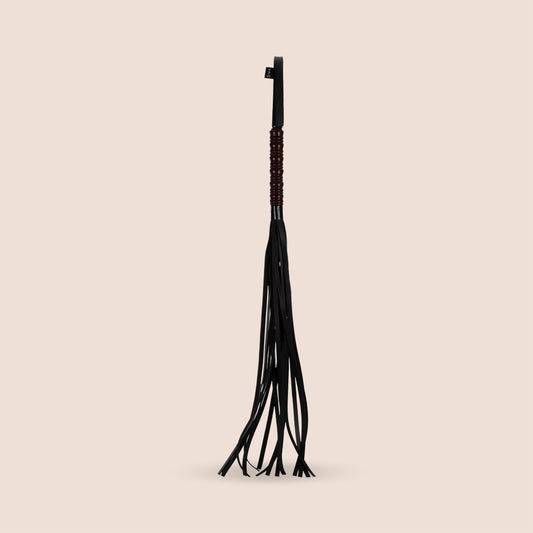 Sex & Mischief Faux Leather Flogger | vinyl