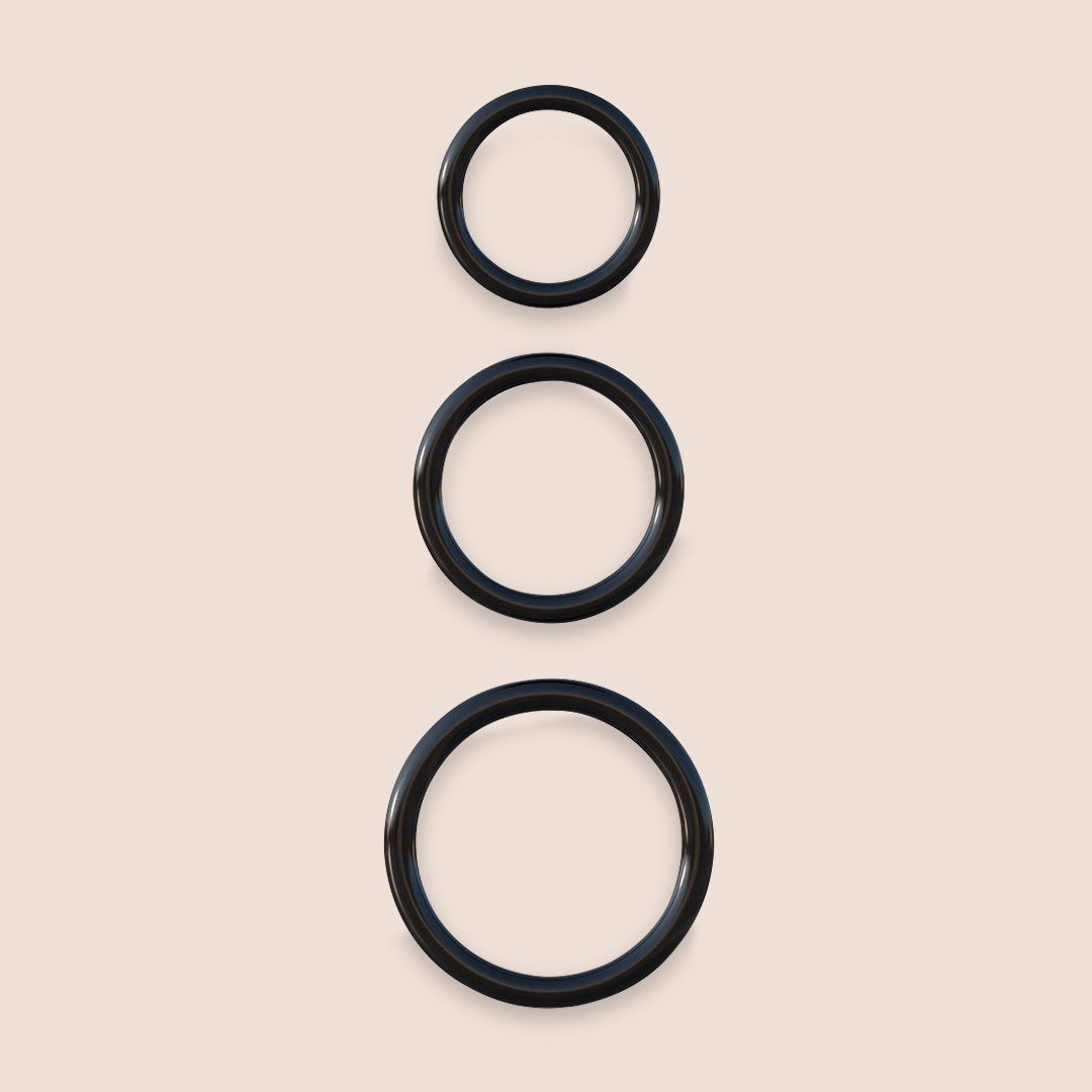 Fantasy C-Ringz Silicone 3-Ring Stamina Set | penis rings