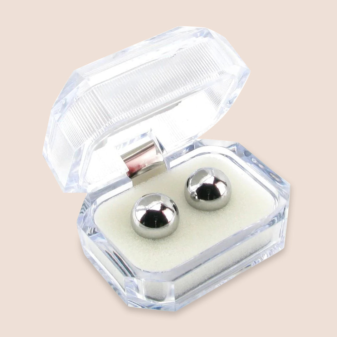 CalExotics Silver Balls In Presentation Box | metal kegel balls