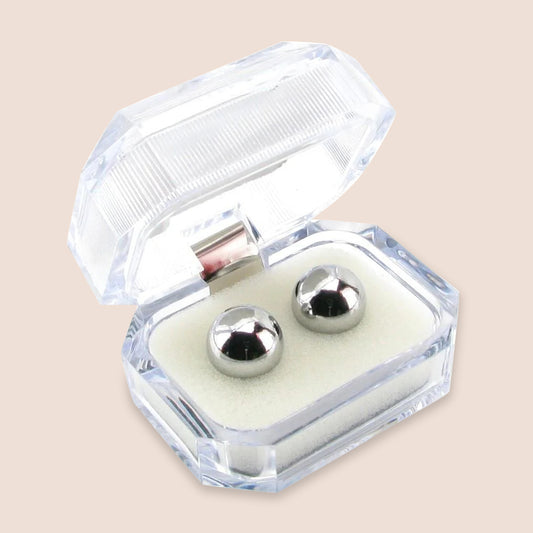 CalExotics Silver Balls In Presentation Box | metal kegel balls