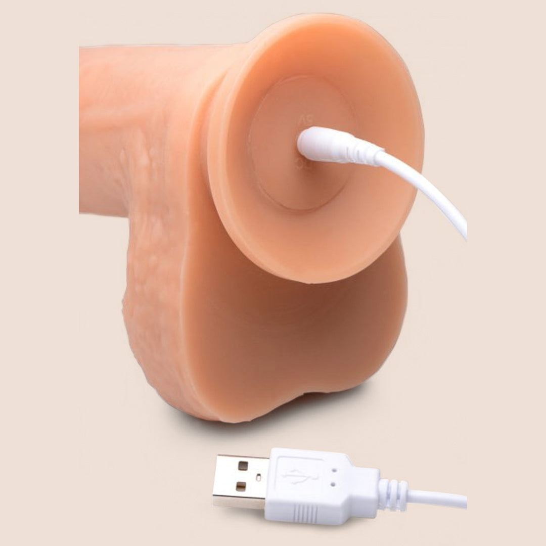 7X Thrusting Dildo with Remote Control | powerful thrust and vibration