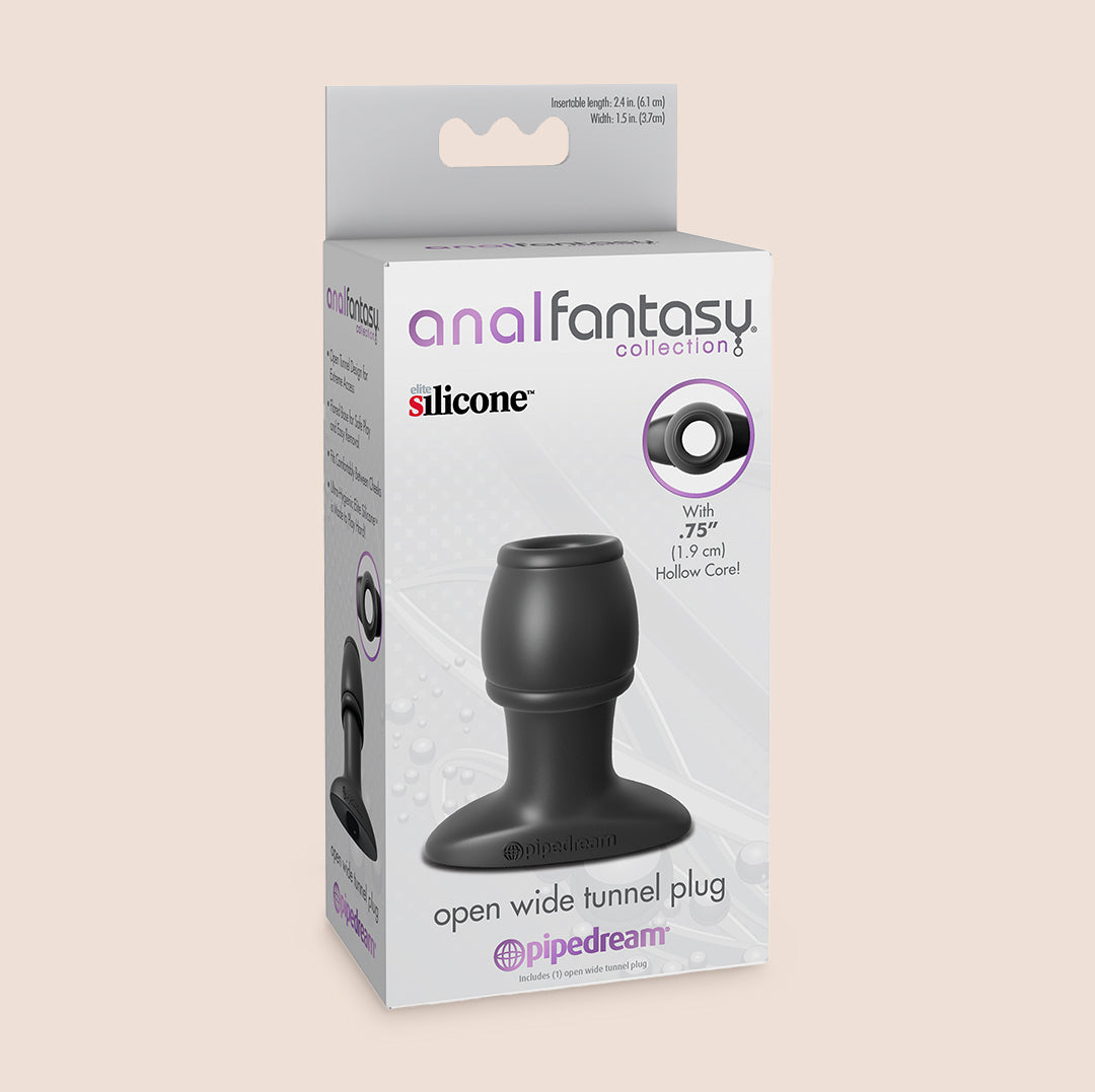 Anal Fantasy Open Wide Tunnel Plug | silicone plug