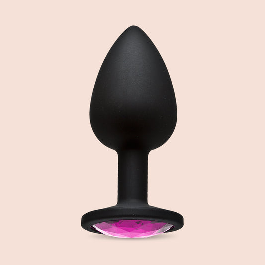 Booty Bling™ Small | jeweled base silicone plug