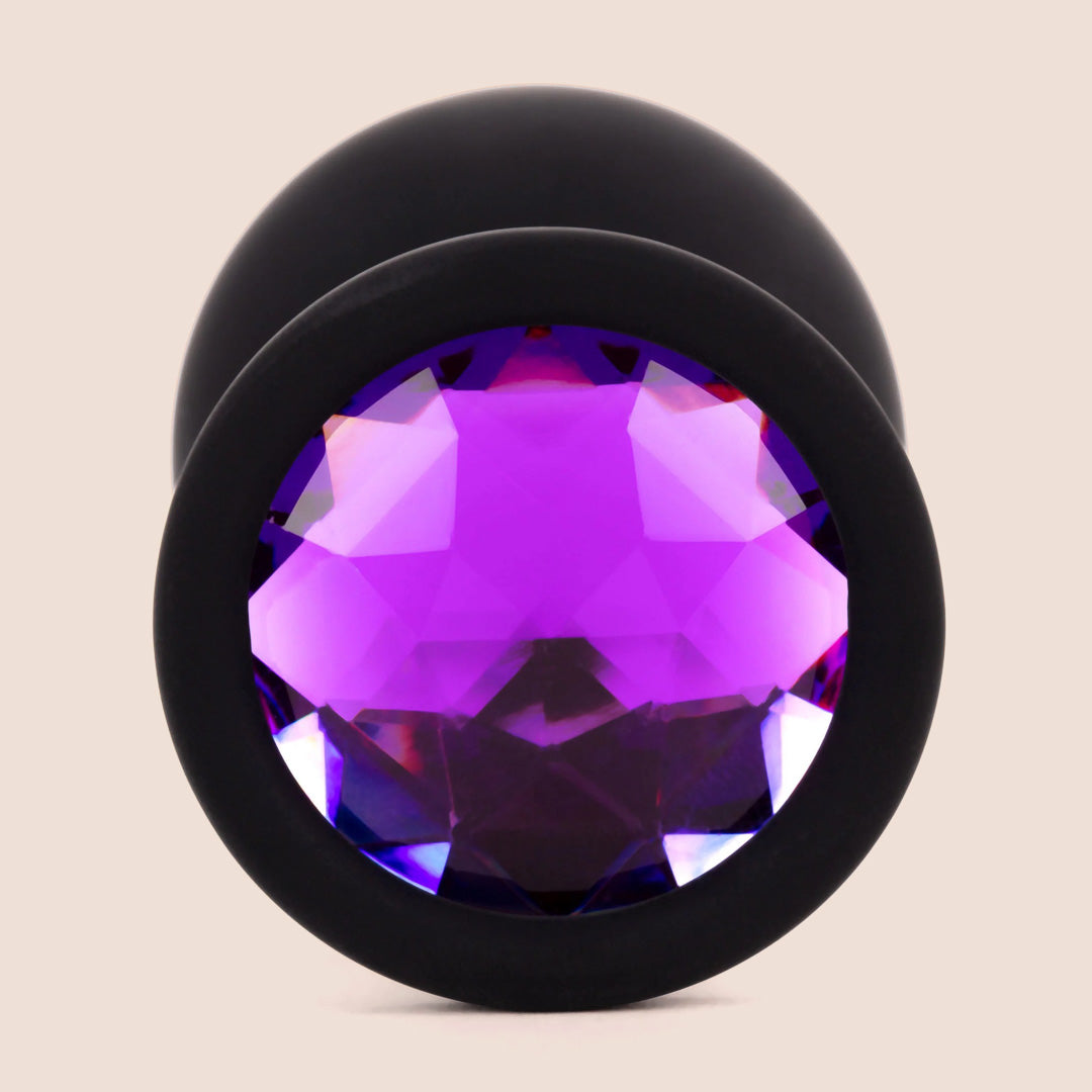 Booty Bling™ Large | jeweled base silicone plug