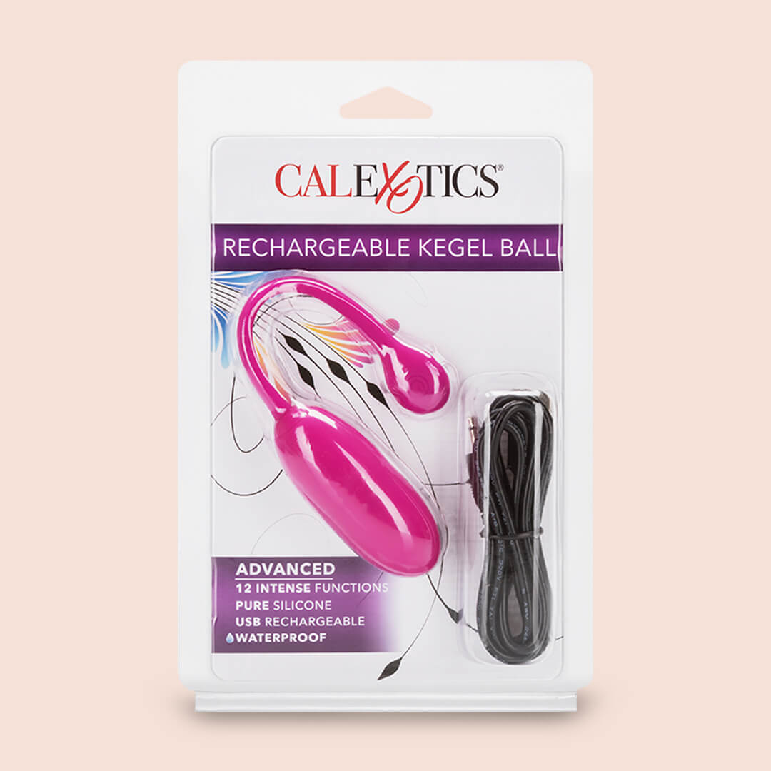 CalExotics Rechargeable Kegel Ball Advanced | soft silicone