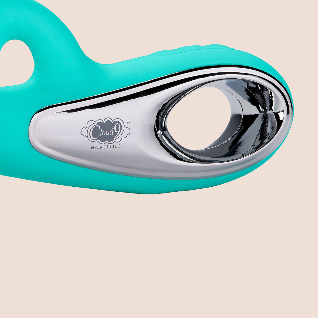 Cloud 9 Pro Sensual Air Touch VI Rabbit Vibrator | come hither motion