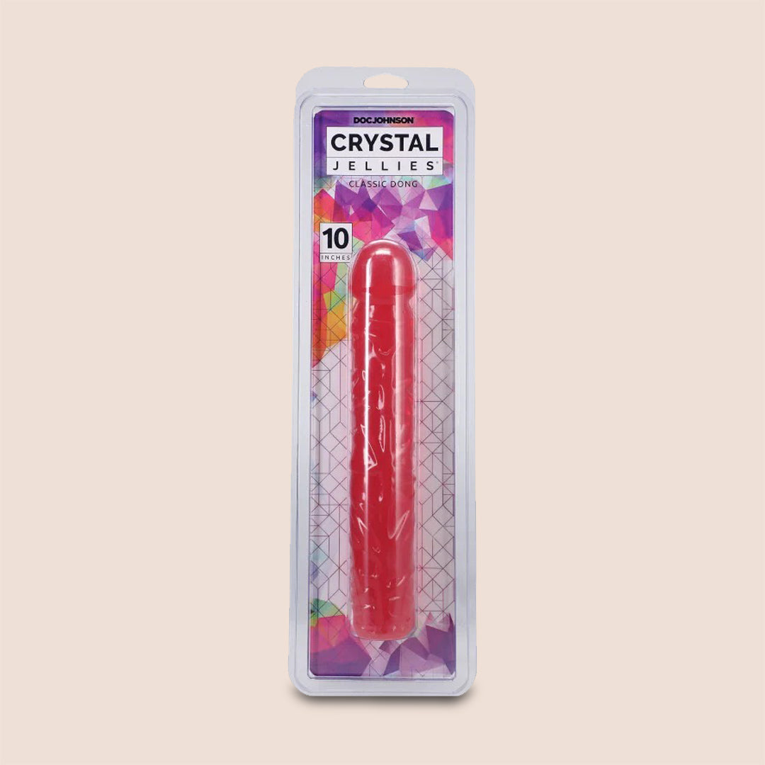 Crystal Jellies Classic Dong | 10" realistic dildo