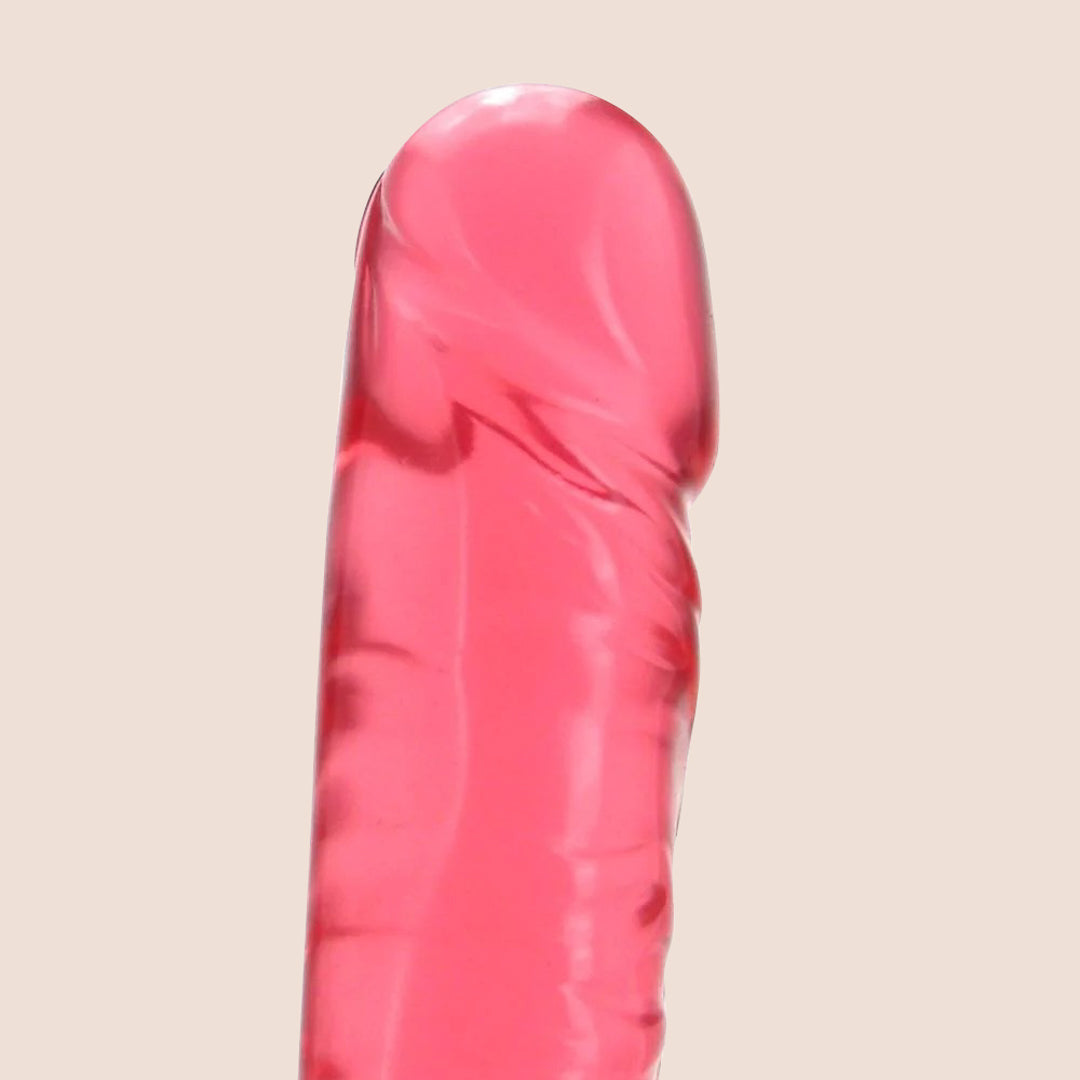 Crystal Jellies® 8 Inch Classic Dong | firm and flexible dildo