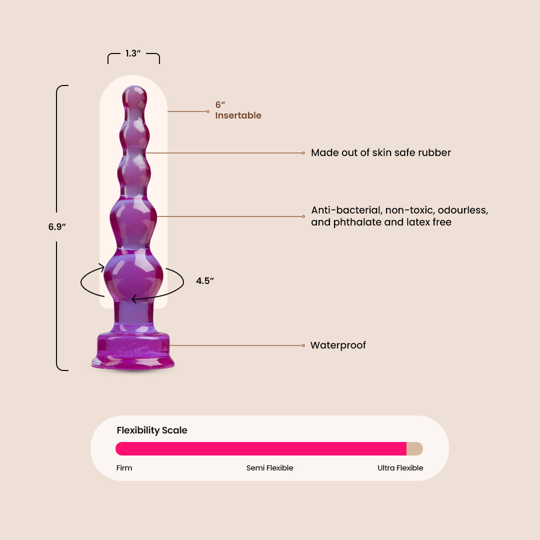 Spectragels Anal Tool | beaded plug