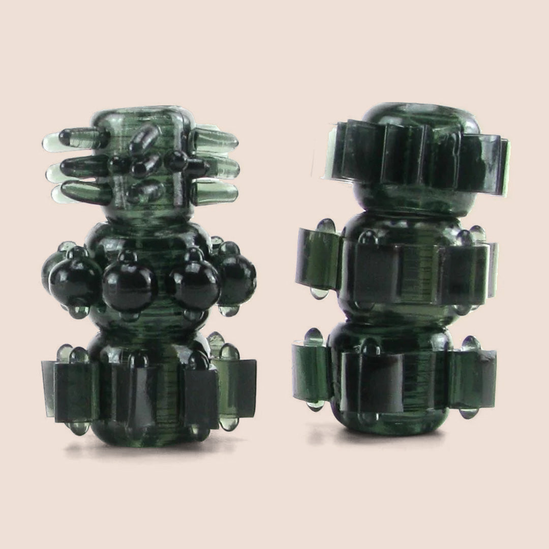 Doc Johnson Tower Of Power | set of 6 black c-rings