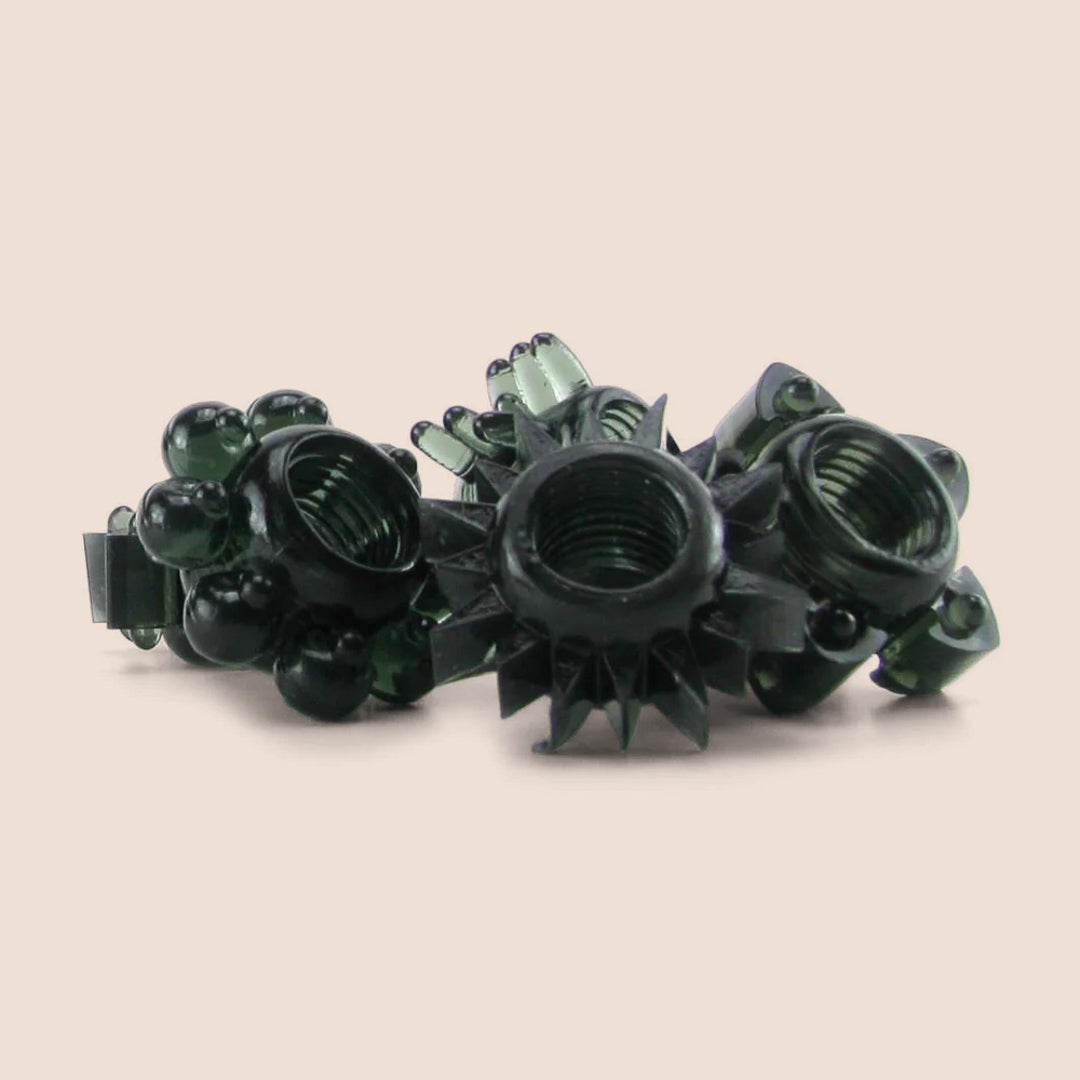 Doc Johnson Tower Of Power | set of 6 black c-rings