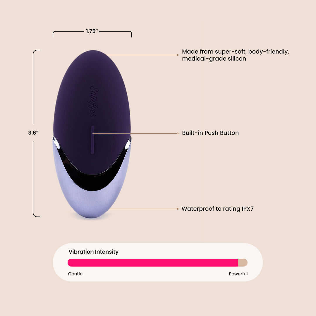 Satisfyer Lay-on Purple Pleasure | lay-on vibrator
