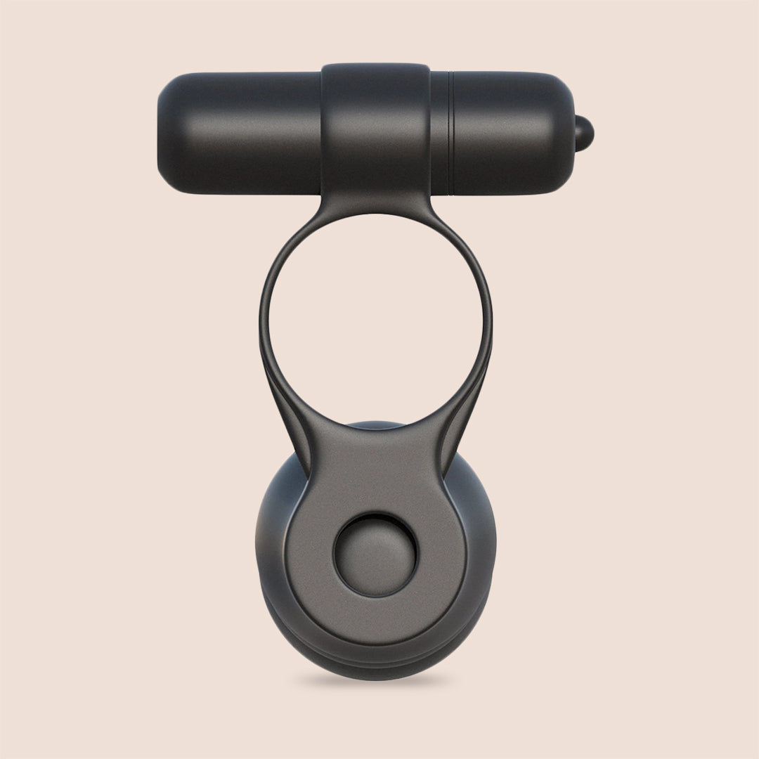 Fantasy C-Ringz Fantasy C-Ringz Posable Partner Double Penetrator | vibrating dildo with vibrating c-ring
