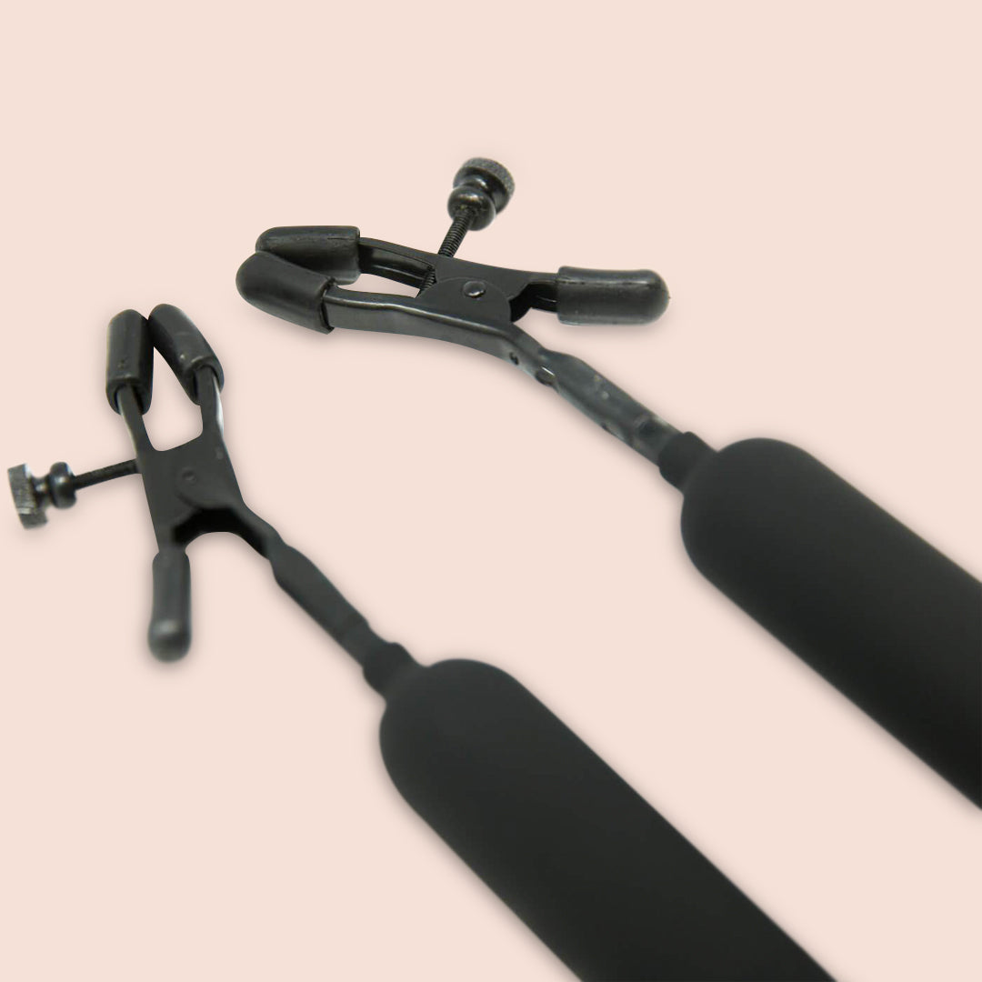 Fetish Fantasy Cordless Vibrating Nipple Clamp | multi-speed cordless