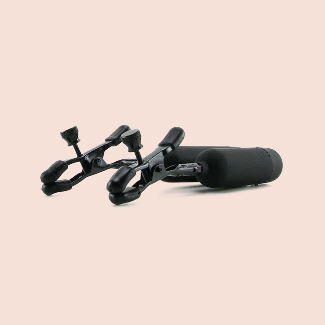 Fetish Fantasy Cordless Vibrating Nipple Clamp | multi-speed cordless