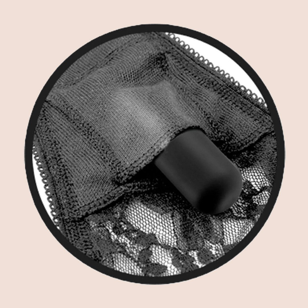 Fetish Fantasy Remote Control Vibrating Panties Regular Size | low-rise thong - waist sizes 24" - 34"