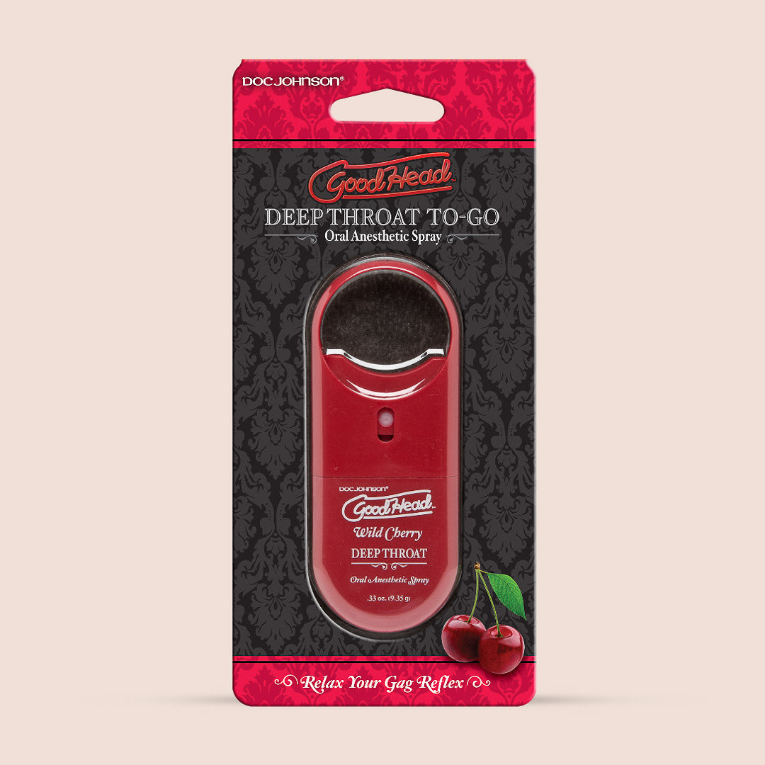 Goodhead™ Deep Throat Spray To Go | flavored throat desensitizer