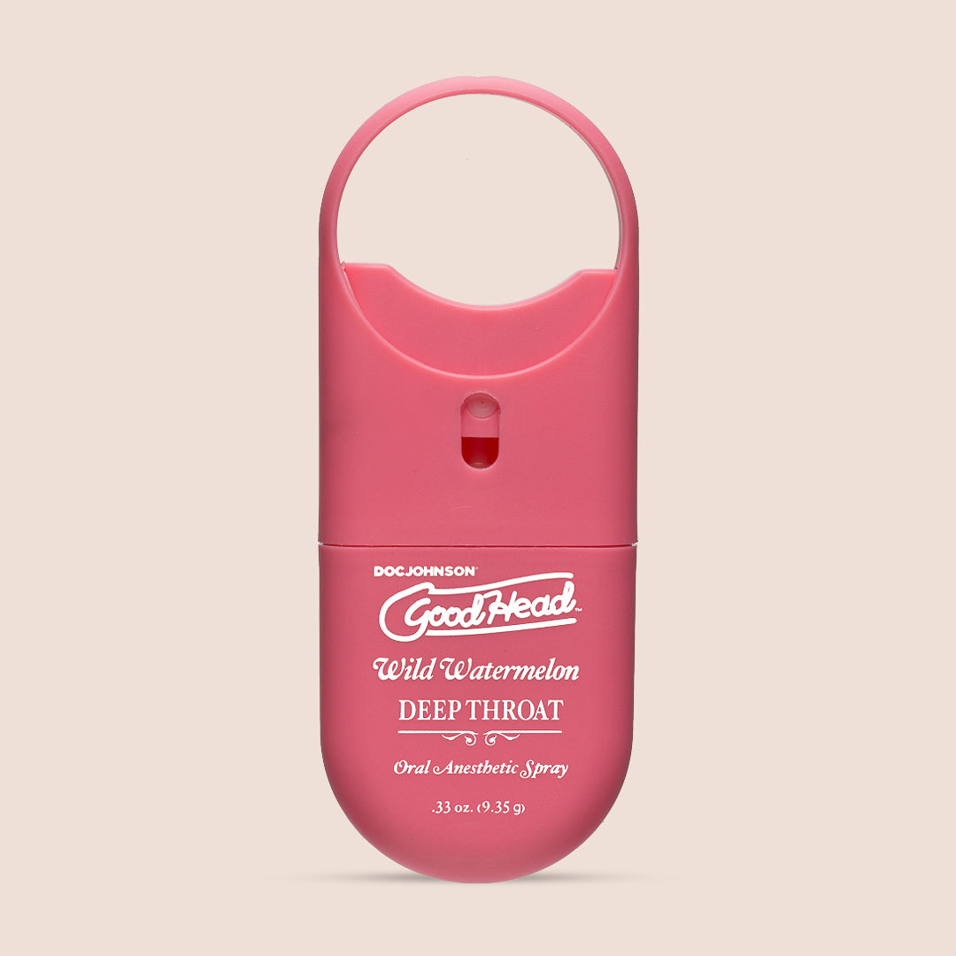 Goodhead™ Deep Throat Spray To Go | flavored throat desensitizer