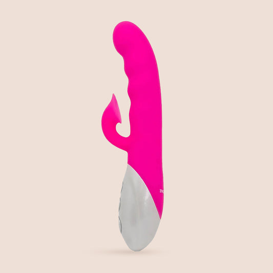 Instant O Pink Rabbit Vibrator | reachargeable dual vibrator