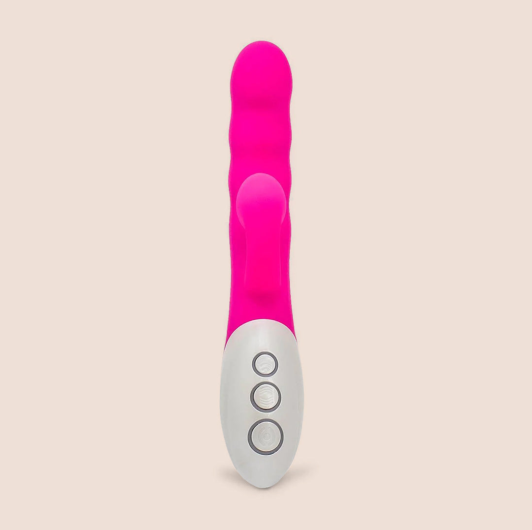 Instant O Pink Rabbit Vibrator | reachargeable dual vibrator