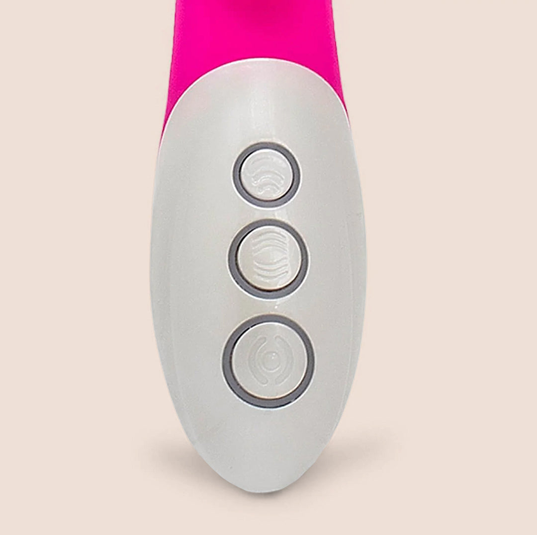 Instant O Pink Rabbit Vibrator | reachargeable dual vibrator