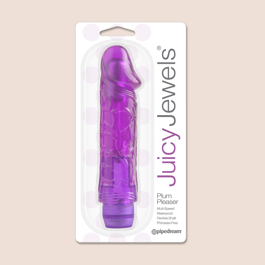 Juicy Jewels Plum Pleaser Vibe | waterproof powerful vibrator