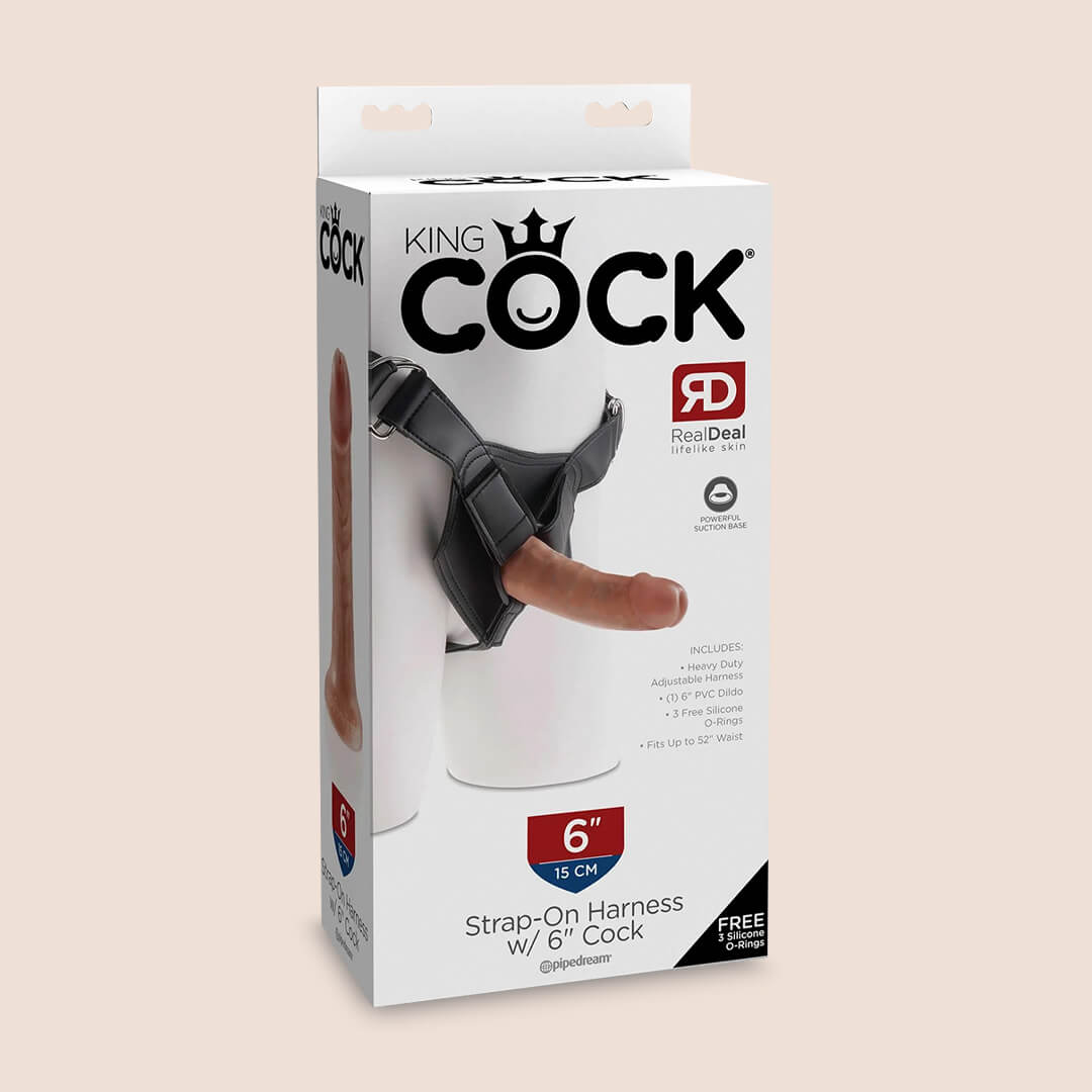 King C—ck Strap-on Harness w/ 6" Dildo | kit