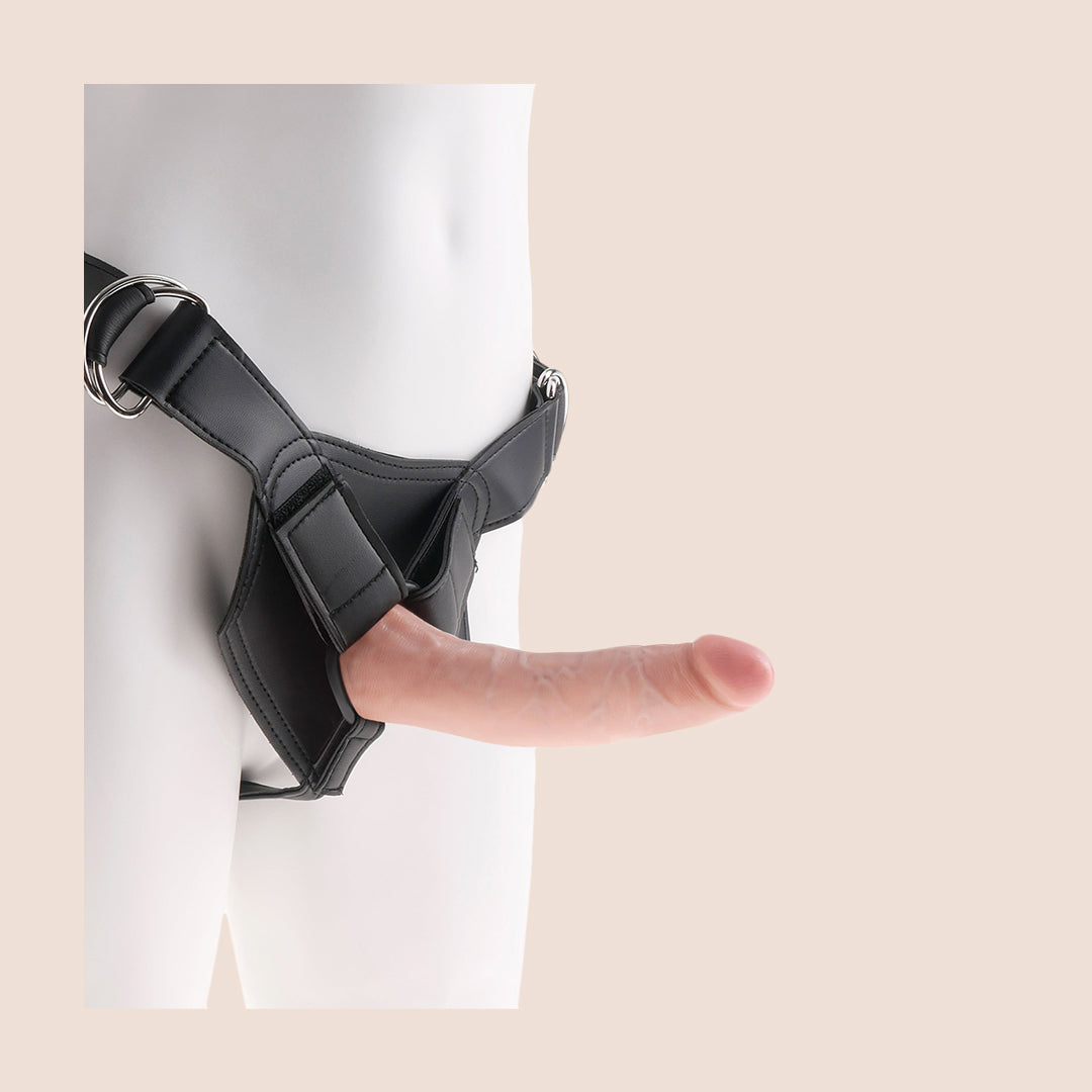 King C—ck strap-on Harness With 7" Dildo | kit