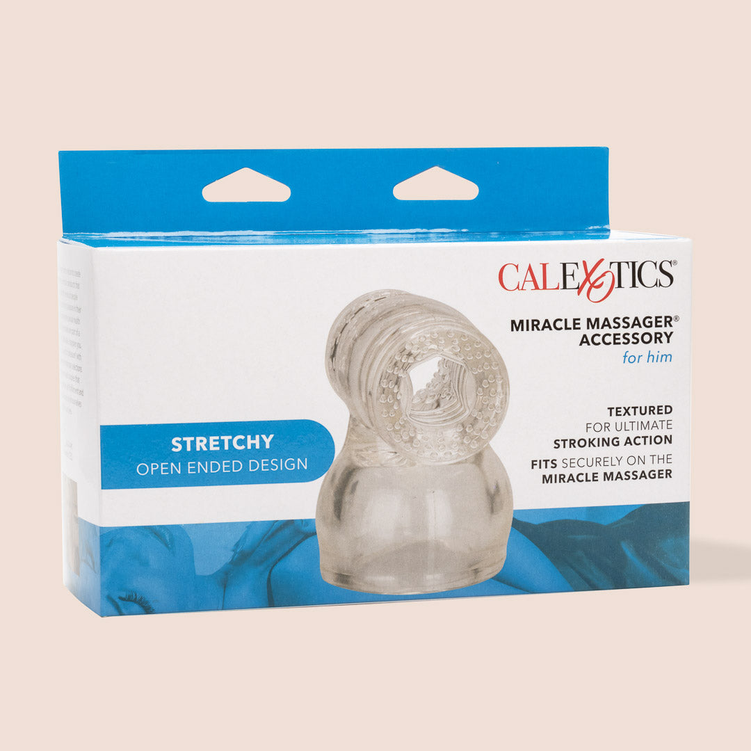 Miracle Massager® Accessory For Him | flexible textured sleeve