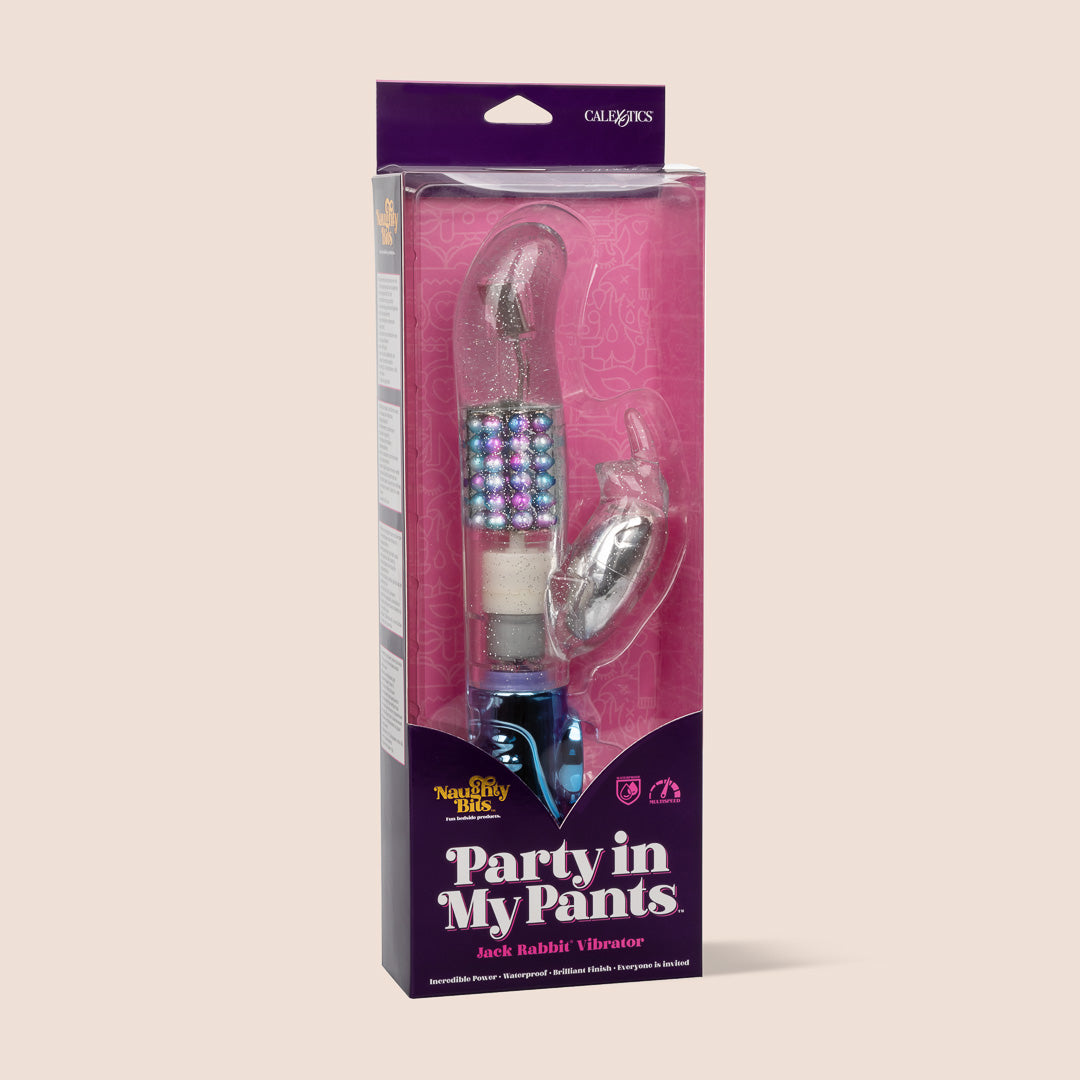 Naughty Bits™ Party in my Pants™ Jack Rabbit® | rotating, vibrating & gyrating