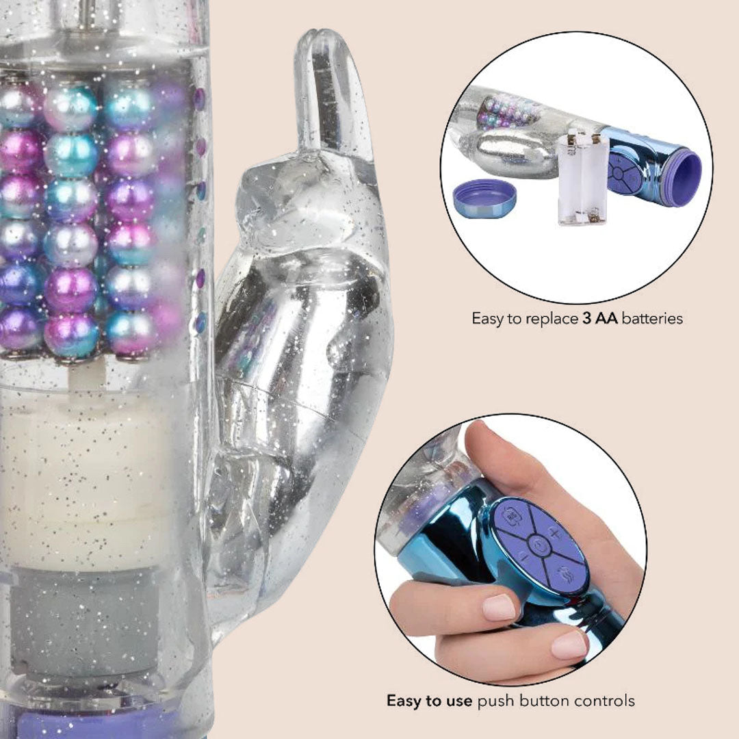 Naughty Bits™ Party in my Pants™ Jack Rabbit® | rotating, vibrating & gyrating