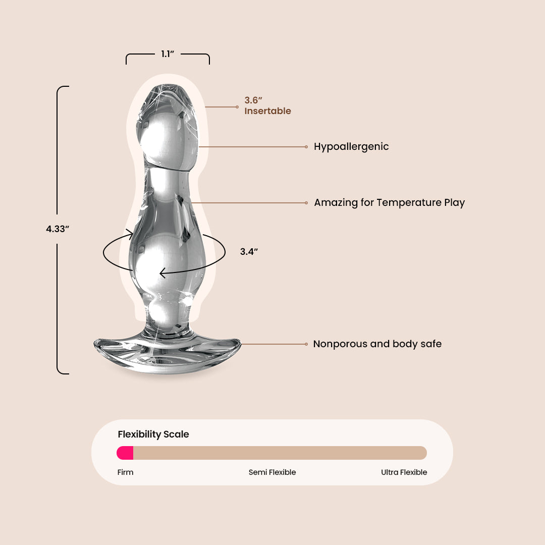 Icicles No. 72 | glass plug