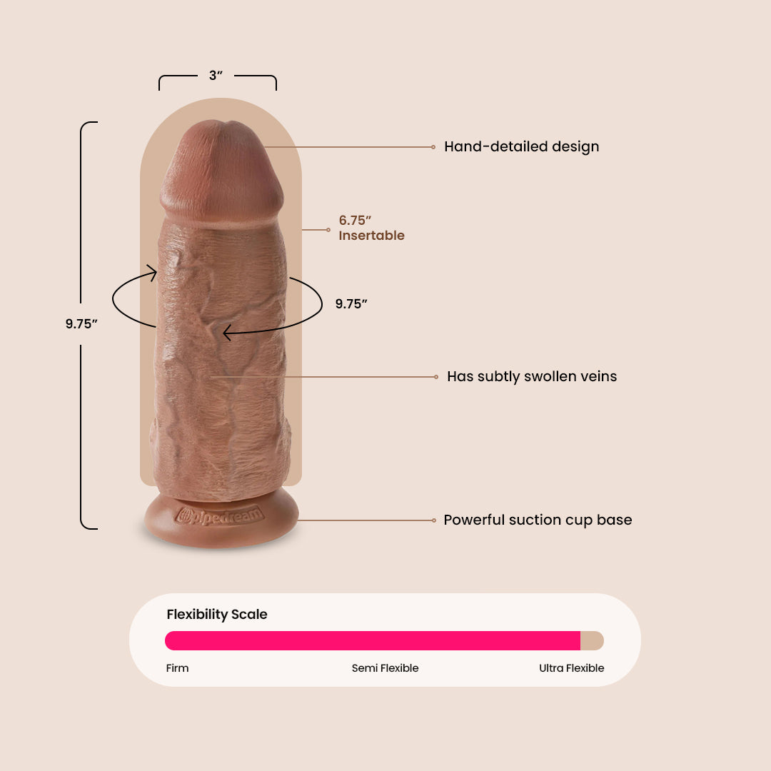King C–ck Chubby | 9" ultra realistic dildo