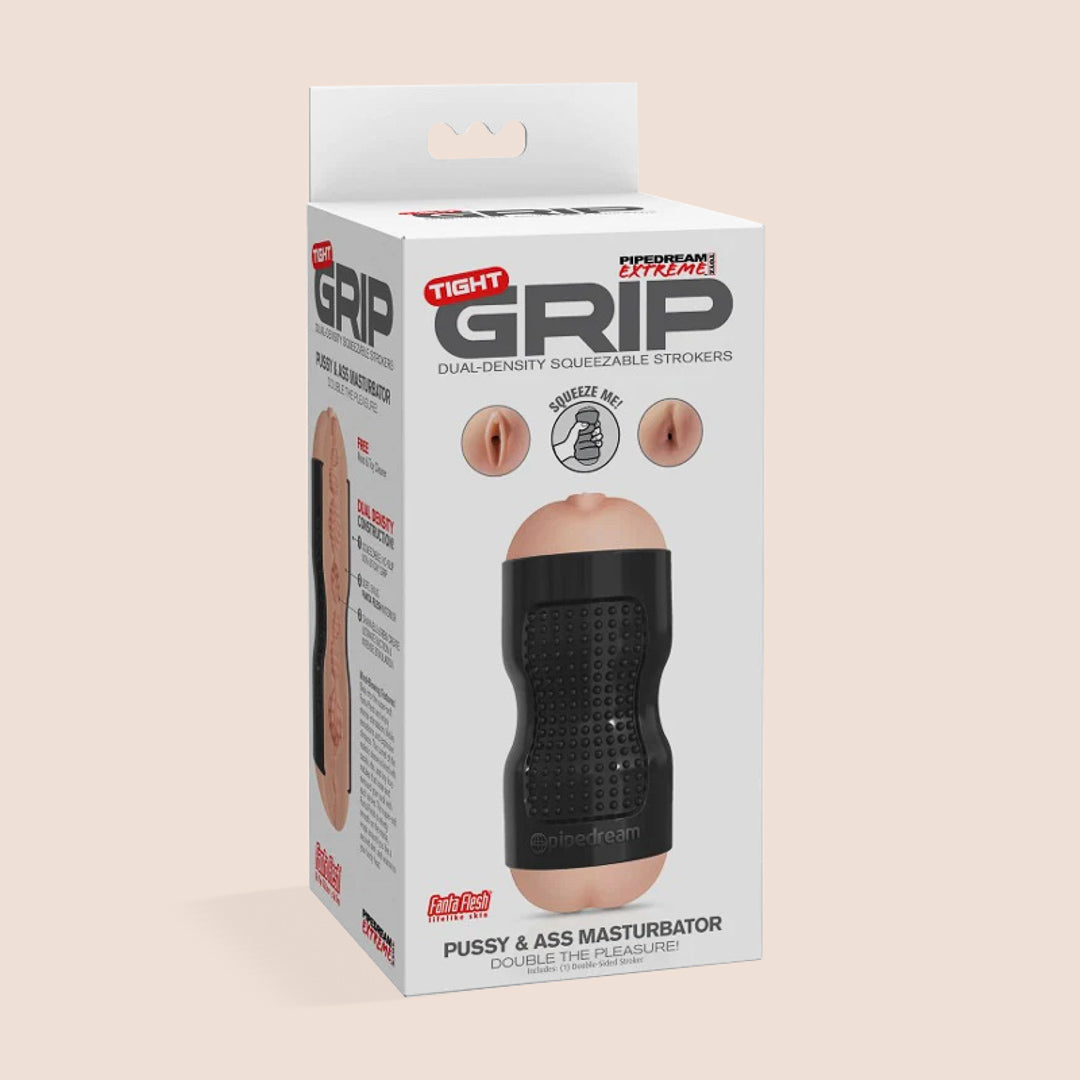 PDX Extreme Tight Grip P—ssy & Ass Masturbator | double hole masturbator