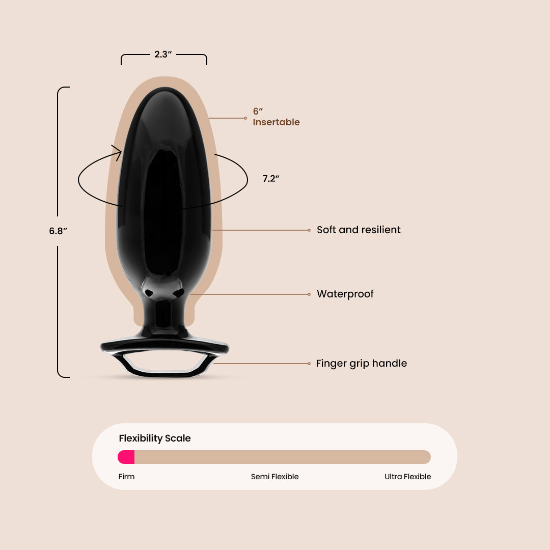 XPlay™ Finger Grip Plug #4L | soft plug