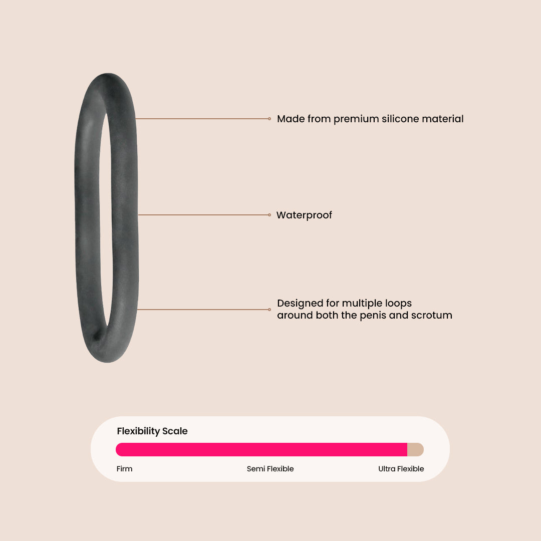 XPLAY® 6, 9 and 12 Ultra Wrap Ring Pack | customizable penis ring