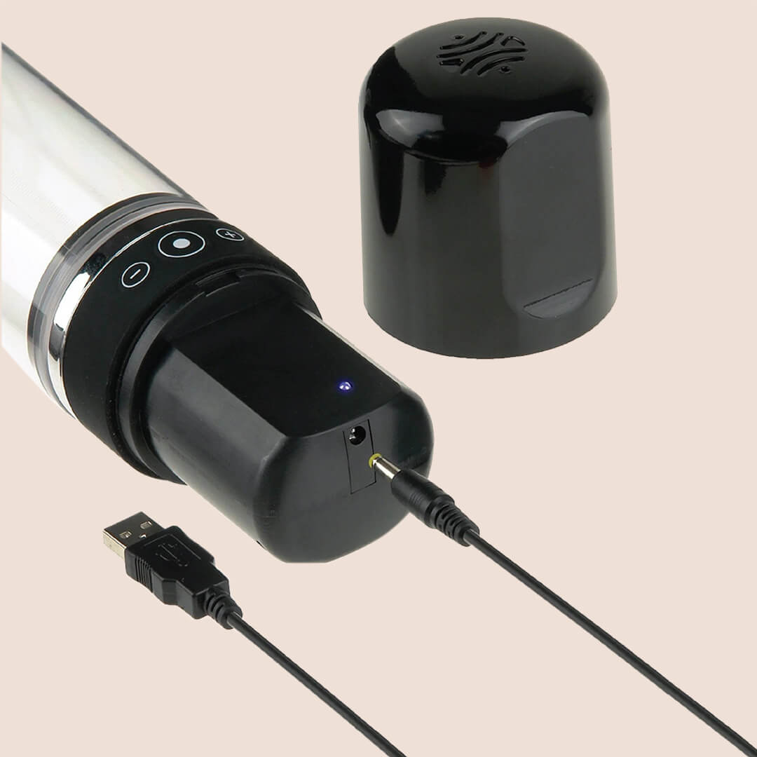 Pump Worx Rechargeable Auto-Vac Penis Pump | rechargeable & TPR interior sleeve