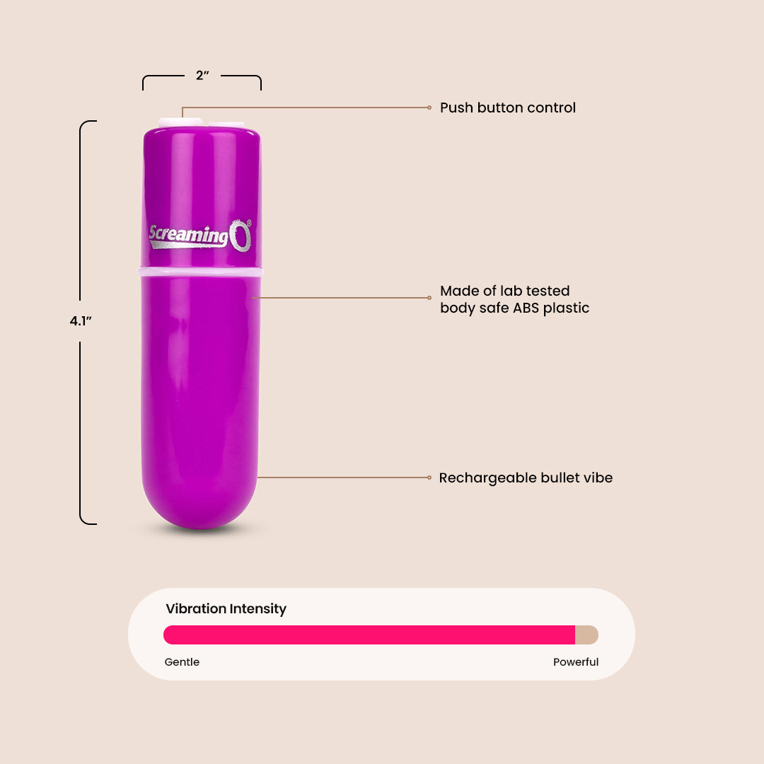 Screaming O Charged™ Vooom™ Bullet | rechargeable