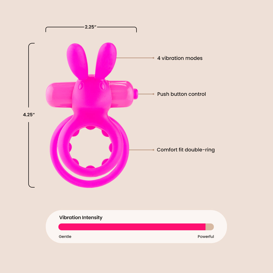 Screaming O Ohare® | vibrating rabbit penis ring