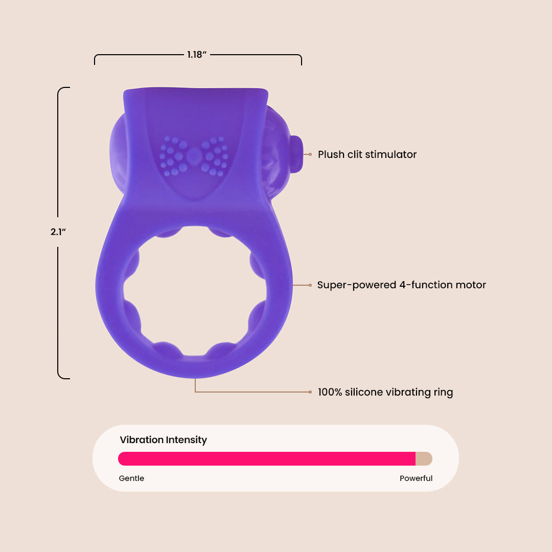 Screaming O PrimO® Tux | vibrating silicone penis ring