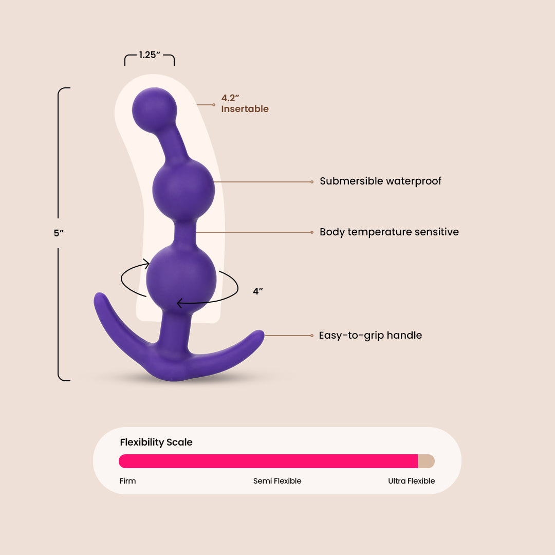 Booty Call Booty Beads | tapered silicone