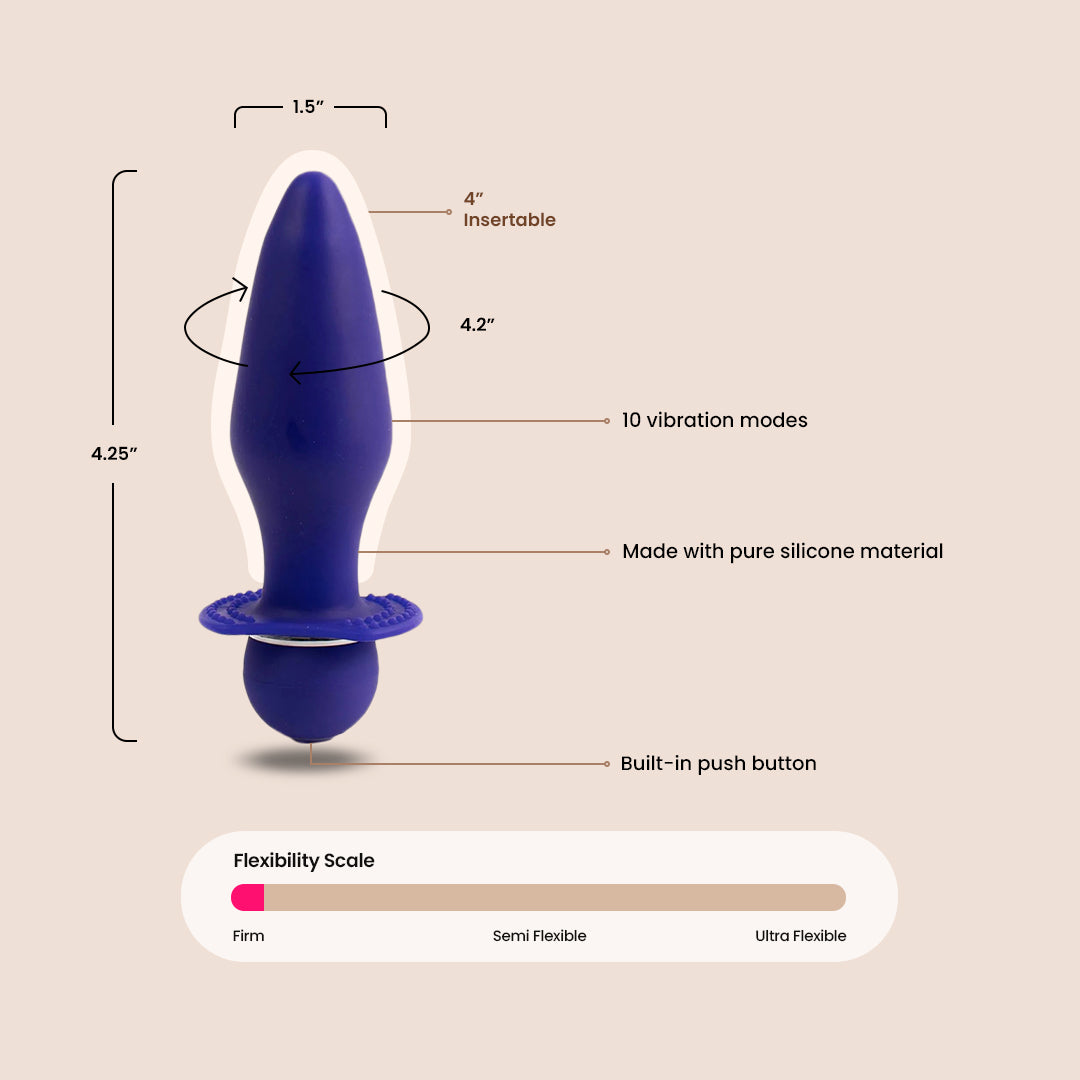 Booty Call Booty Rider | vibrating plug