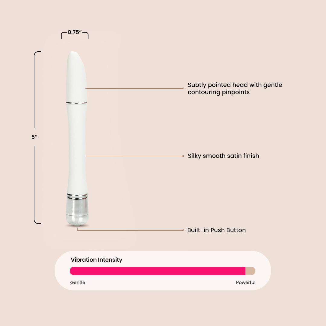 CalExotics Lulu™ Satin Touch™ | accurate pinpoint tip