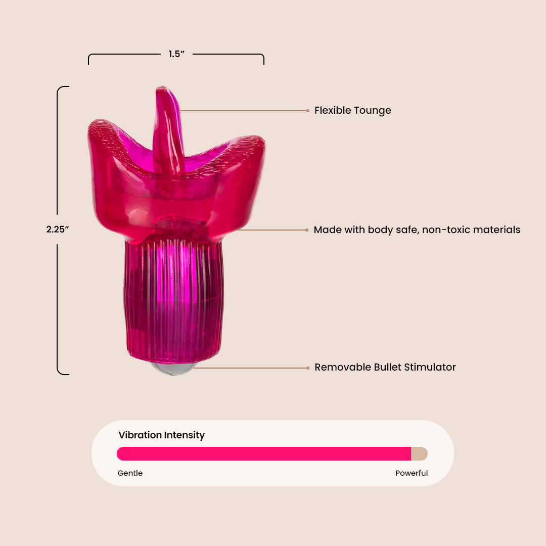 CalExotics Clit Kisser™ | oral sex stimulation