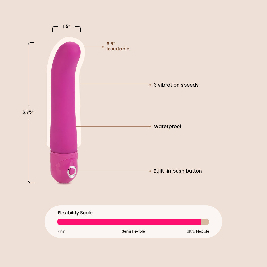 Power Stud® "G" | waterproof g-spot vibrator